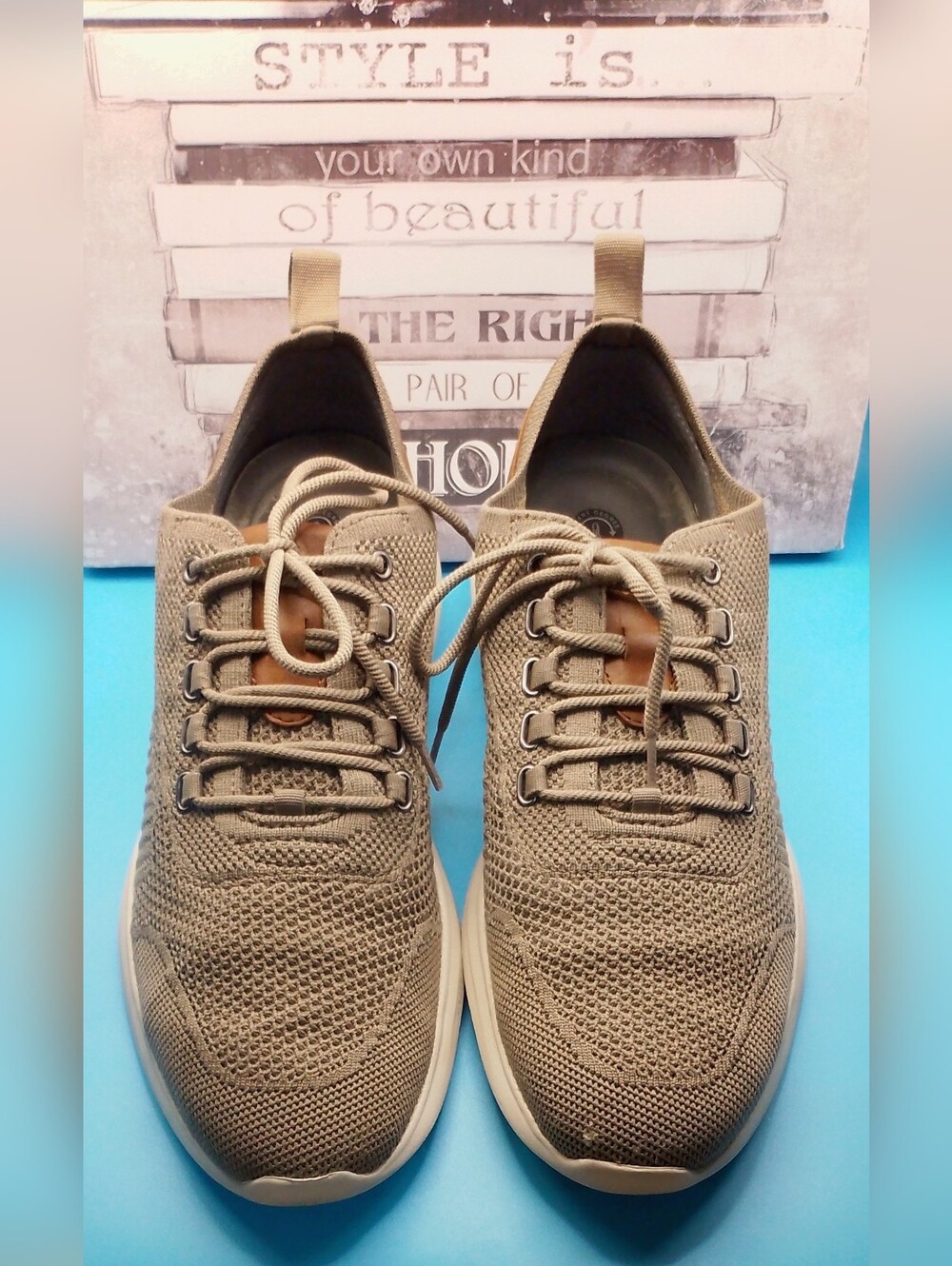 Johnston‎ & Murphy Amherst Knit U-Throat Sneakers Size 9.5
